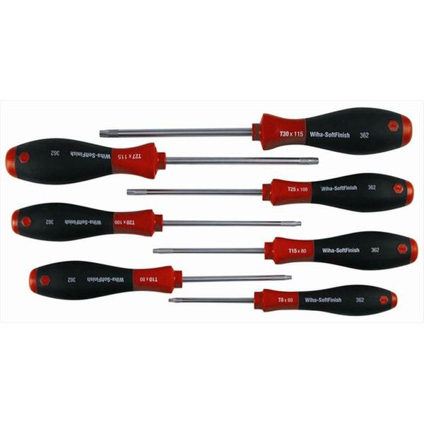 Wiha Wiha Tools Security Torx Soft Finish Cushion Grip Screwdriver Set - 7 Piece 36298